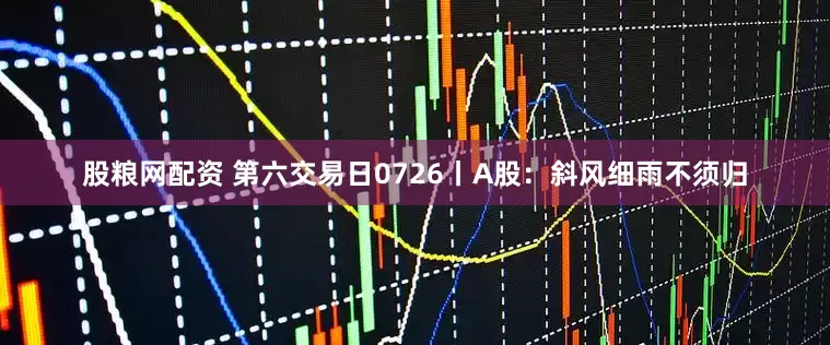 股粮网配资 第六交易日0726丨A股：斜风细雨不须归